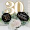 Big Dot of Happiness Adult 30th Birthday - Gold - Birthday Party Centerpiece Sticks - Table Toppers - Set of 15